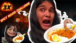 Spicy  Maggi challenge 🥵