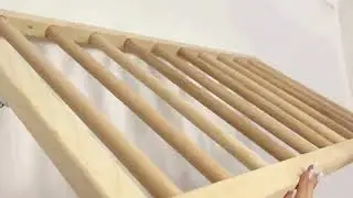 Folding Wood Laundry Drying Rack