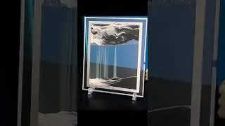 7/12inch Moving Sand Art Picture Round Glass 3D Deep Sea, #shorts