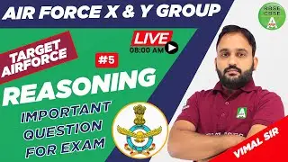 Air Force X and Y Group Exam 2021 | Reasoning Important Questions | Reasoning by Vimal Sir[05]