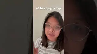 Before you start your Etsy store use this code for 40 free listings