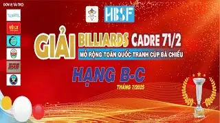 BÀN 1,2  GIẢI CADRE 71/2 SERIE B&C  TRANH CUP CLB BÀ CHIỂU