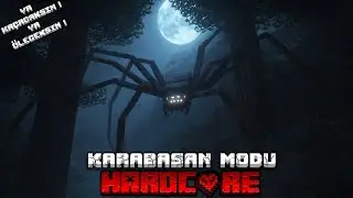 DEV ÖRÜMCEKLER PEŞİMDE ! | MINECRAFT CANVARLAR VE KARABASANLAR HORROR MODU | PART 2