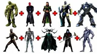 20 БЕЗУМНЫХ СЛИЯНИЙ ПЕРСОНАЖЕЙ MARVEL И DC!