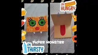 Paper monster/ Puppet making