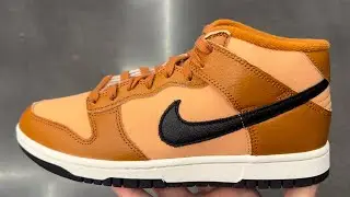 Nike Dunk Mid Amber Brown Shoes