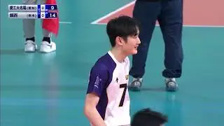 春の高校バレー2026 男子2回戦 愛工大名電 vs 鎮西 1セット目
