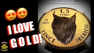Beautiful Gold Spanish Lynx Doubloon