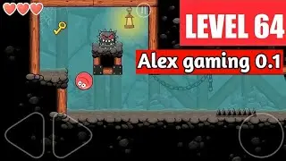 red ball 4 level 64 | level 64 | alex gaming 0.1 | #alexgaming0.1 | #redball4 | #indiangamenerd