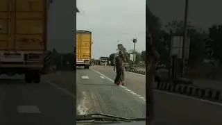 speed breaks on #solapur #bangalore #highway 😊