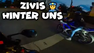ZIVIL-POLIZEI hat AUFNAHMEN von UNS 👮&zwj;♂️ | Riesen Flammen 💥 | Motovlog Berlin