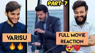 Varisu Full Movie Hindi Reaction | Part-7 | Varisu Comedy Scenes | Thalapathy Vijay Hindi Movie