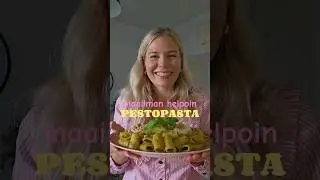 Helppo pestopasta resepti 🍝 #resepti #pasta #ruoka #italianfood #ruokareseptit #pestopasta