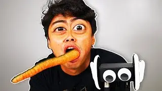 I Tried ASMR Eating CRUNCHY Food