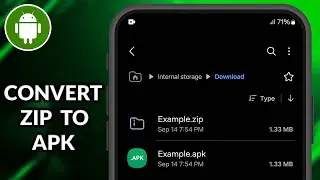 Как конвертировать ZIP в APK на Android