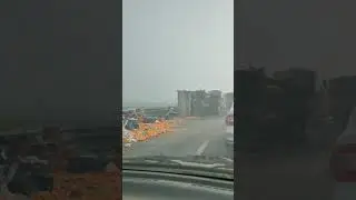 Accident #kmp #truck #haryana #nh1