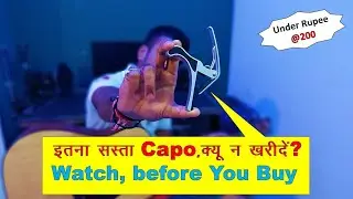best capo for acoustic guitar in hindi | best capo under 200 | capo review purchased from Flipkart.