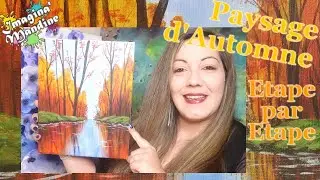 Reflets d'Automne - Cours de Peinture Débutants Facile