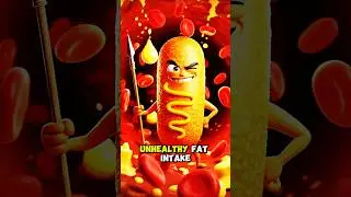This Corn Dog Attacks Your Blood Sugar 😱 I #FoodVillain #BloodSugarSpike #AnimatedHealth