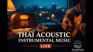 Thai Acoustic Instrumental Music LIVE 🎸 Relaxing Guitar &bull; Night Vibes &bull; No Lyrics