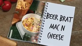 Copper Chef Pan Beer Brat Mac and Cheese