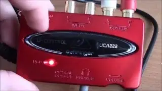 Совместная работа двух USB звуковух : Creative X-FI PRO и Behringer u control uca222