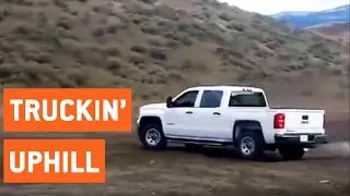 Pickup Truck Makes Impressive Climb | Uphill Battle