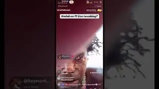 Kodak black on TikTok live tweakin #kodakblack #tiktok #live