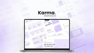 Karma Wireframe Kit Lifetime Deal $29 - HQ Wireframe Kit with 900+ Blocks | UI Blocks on Figma