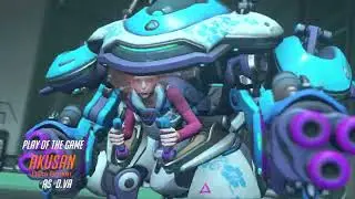 Overwatch 2 D.Va Play of the Game Mech land on Reaper Ult
