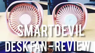 SmartDevil portable desk fan - review