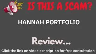 Hannahportfolio.pro Review: THIS IS A SCAM? (Hannah Port Folio)
