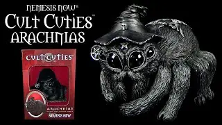 Nemesis Now &reg; Cult Cuties &trade; Arachnias - okkulte Spinne / schwarze Magie - Unboxing & Review