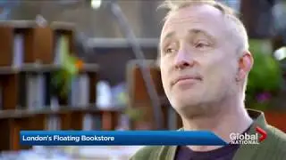 Floating bookstore tries to stay afloat in London. Jeff Semple reports.