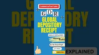 What are GDR, ADR and IDR? #shorts#shortfeed #ugcnet2025 #dsssbcommerce #du  #ib #bcomnotes #sec