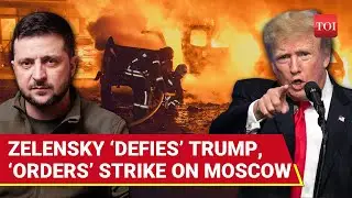 Zelensky &lsquo;Junks&rsquo; Trump&rsquo;s Warning, &lsquo;Orders&rsquo; Drone Assault On Moscow | Russia To Burn Kyiv Now?