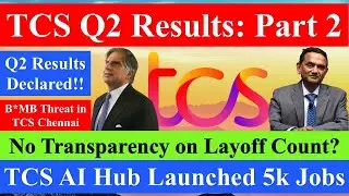 Результаты TCS за второй квартал: Часть 2. Коэффициент текучести кадров и прозрачность увольнений...