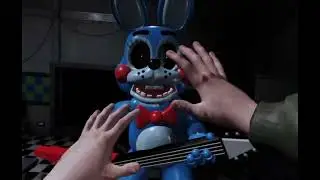 I died to toy Bonnie in Fnaf but more cooler 😱