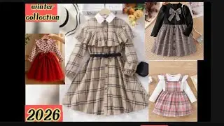 New winter especial dress design 2026//baby girls frock Designs//dress design for little girls