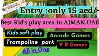 Best and cheap Kid's Indoor Play Area in UAE,Ajman/Sprinkles play/Affordable trampoline park in UAE/