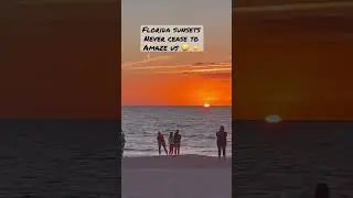 Another AMAZING sunset on Anna Maria Island Florida ☀️ #sunsets #florida #beaches