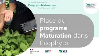 Place pour la 'maturation' dans Ecophyto – Journée Ecophyto maturation 2024