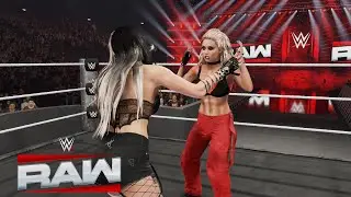 WWE 2K25 RAW - DAYENA CONFRONTS HER FORMER PARTNER HEATHER RAE