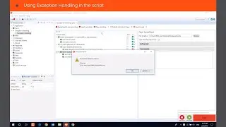 Exception handling in WorkFusion RPA Express