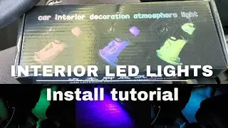 #diy #led #custom   Interior atmosphere LED light install for any vehicle