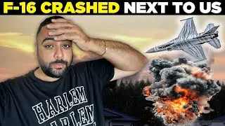 F-16 Jet Crashes Just Steps Away From Our Home
