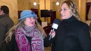 Presidente della Provincia di RIETI Roberta Cuneo presentata in TV da Emanuela Petroni