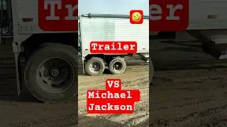 Trailer VS Michael Jackson. #trucker #usa #car #automobile #shorts