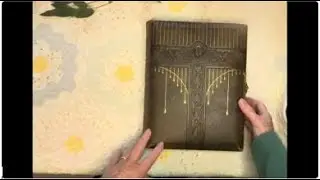 Beautiful French photo album and a few miscellaneous items
