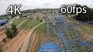 Screaming Eagle/Hurricane Coaster front seat on-ride 4K POV @60fps Fun Spot America Atlanta